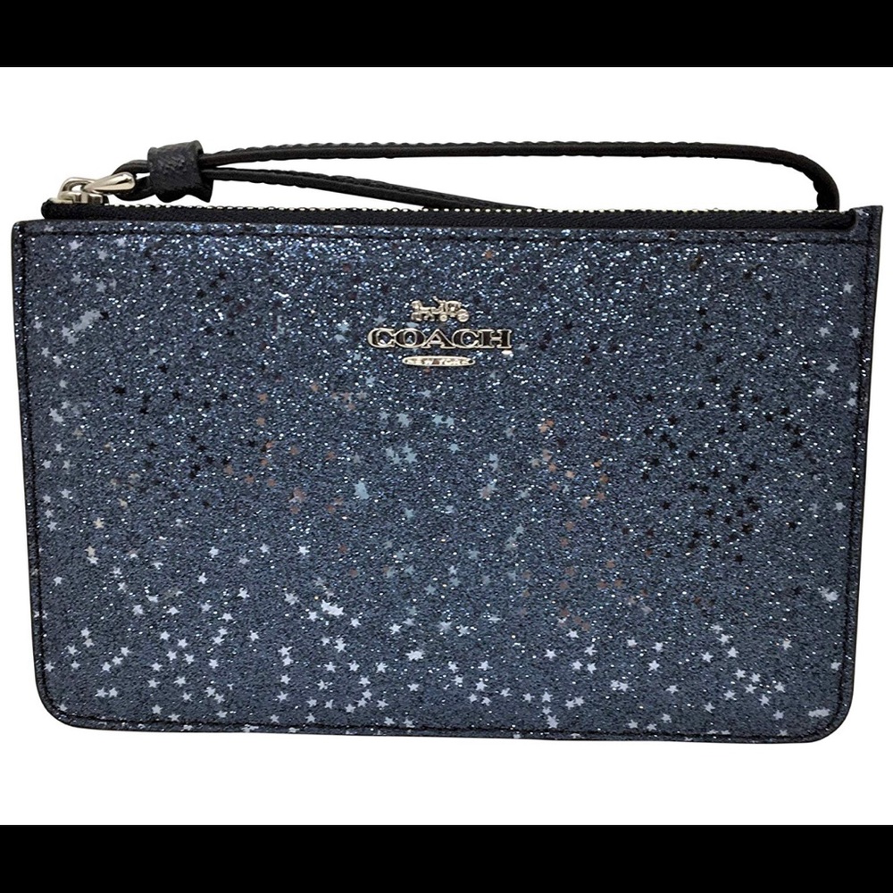 Coach Glitter Wristlet Clutch